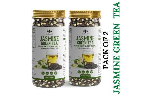 Vanalaya Jasmine Green Tea 50gm (Pack of 2)