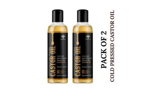 Vanalaya Cold Pressed Castor Oil 200ml (Pack of 2)