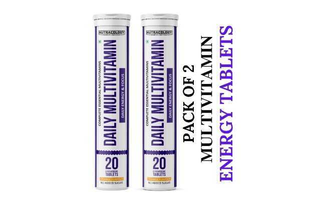 Nutracology Daily Multivitamin Effervescent Tablet (20) Pack of 2