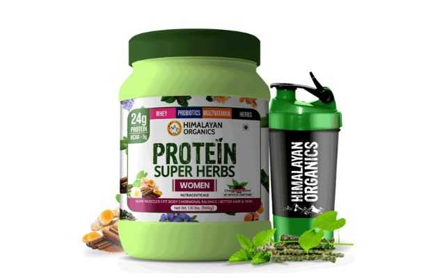 Himalayan Organics Protein Superherbs Women Powder With Shaker 500gm