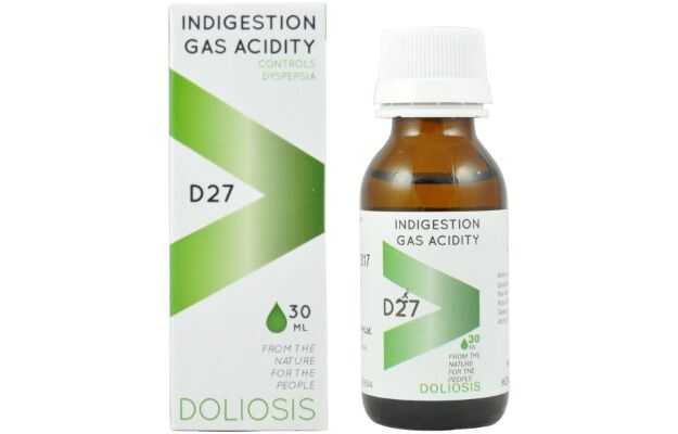 Doliosis D27 Indigestion Gas Acidity Drop