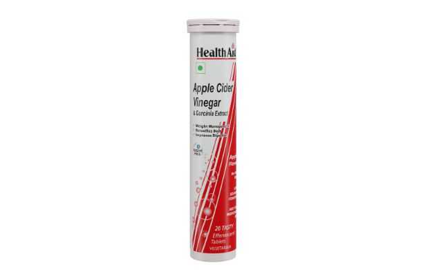 HealthAid Apple Cider Vinegar & Garcinia Extract (Sugar Free) Effervescent Tablet (20)