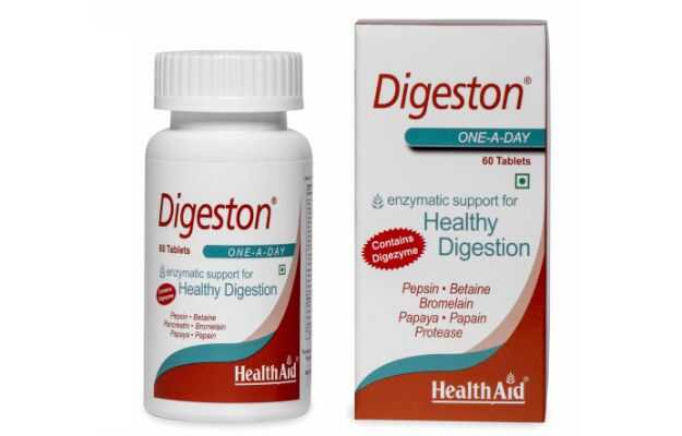 HealthAid Digeston (Papaya & Digestive Enzymes) Tablet (60)