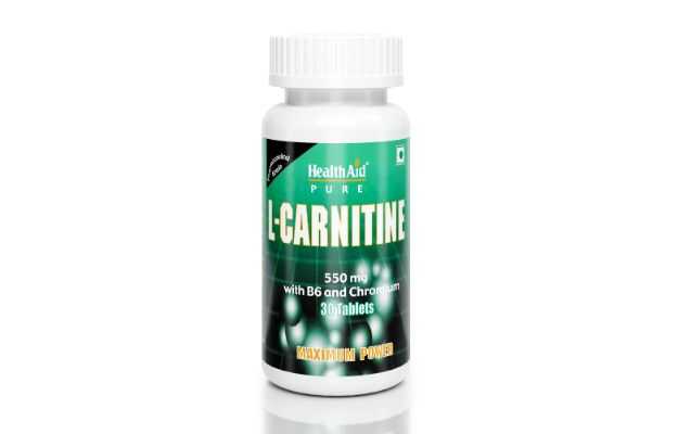 HealthAid L-Carnitine 550mg with Vitamin B6 & Chromium Tablet (30)