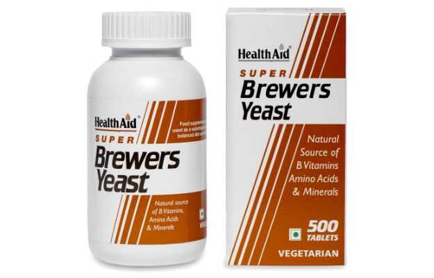 HealthAid Super Brewers Yeast Tablet (500)