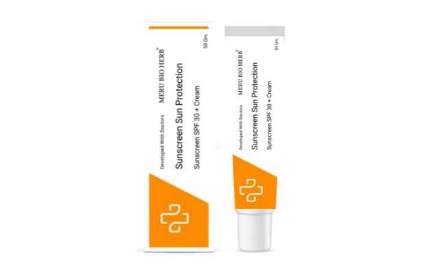 Meru Bio Herb Sunscreen Sun Protection Cream SPF 50+