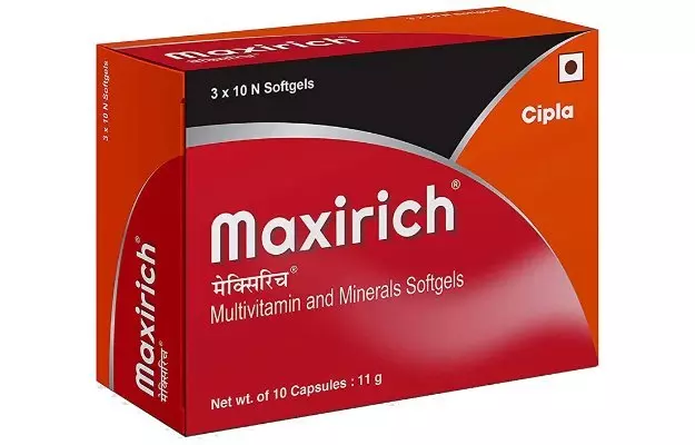 Maxirich Daily Multivitamin Capsule (30)