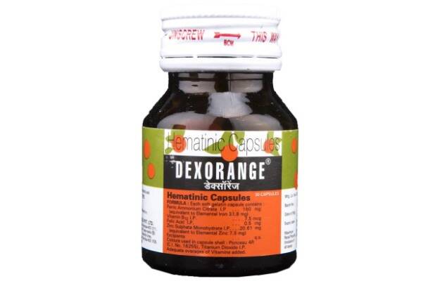 Dexorange Capsule (30): Uses, Price, Dosage, Side Effects, Substitute, Buy  Online