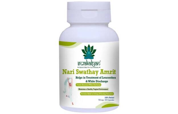 Swakalyan Nari Swasthay Amrit White Discharge Leucorrhoea Capsules (60)
