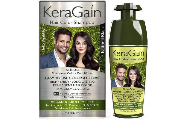 KeraGain Hair Color Shampoo 180ml