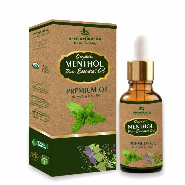 Deep Ayurveda Menthol Pure Essential Oil 20ml