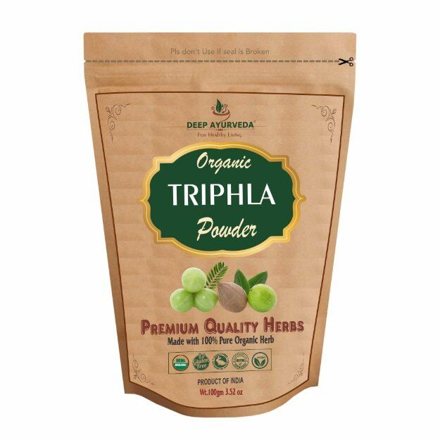 Deep Ayurveda Organic Triphala Powder 100gm
