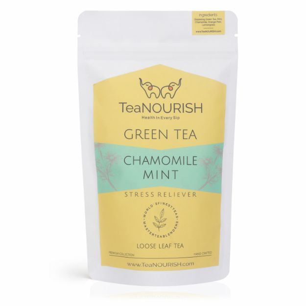 TeaNOURISH Chamomile Mint Green Tea 100gm