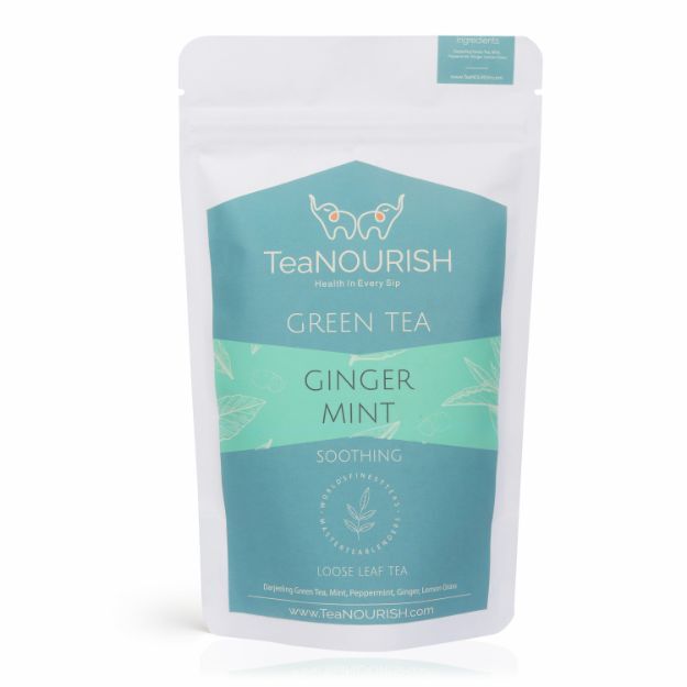 TeaNOURISH Ginger Mint Green Tea 100gm
