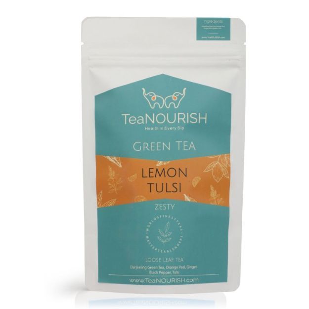 TeaNOURISH Lemon Tulsi Green Tea 100gm