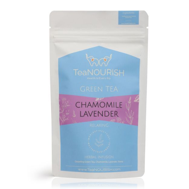 TeaNOURISH Chamomile Lavender Green Tea 100gm