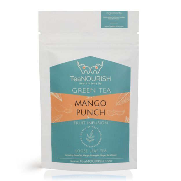 TeaNOURISH Mango Punch Green Tea 100gm