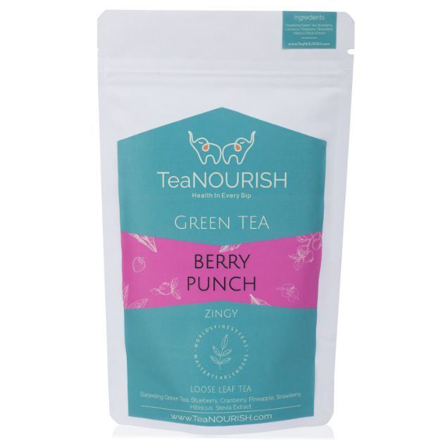 TeaNOURISH Berry Punch Green Tea 100gm