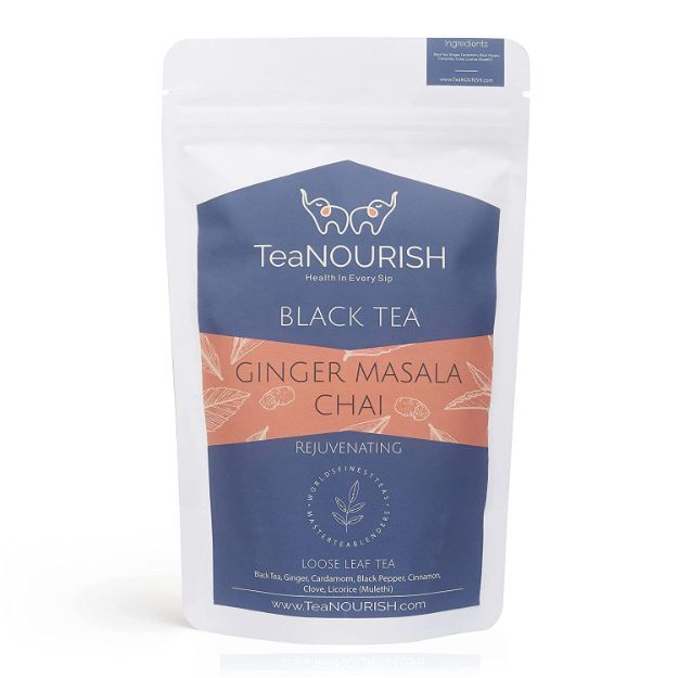 TeaNOURISH Ginger Masala Chai Tea 100gm