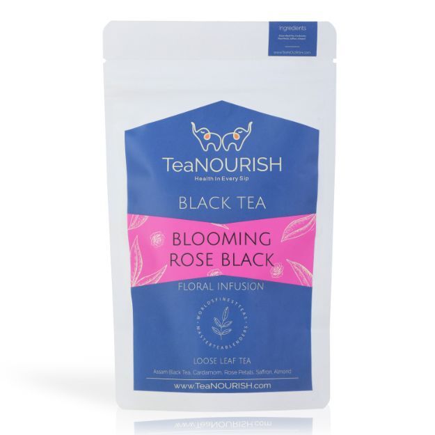 TeaNOURISH Blooming Rose Black Tea 100gm