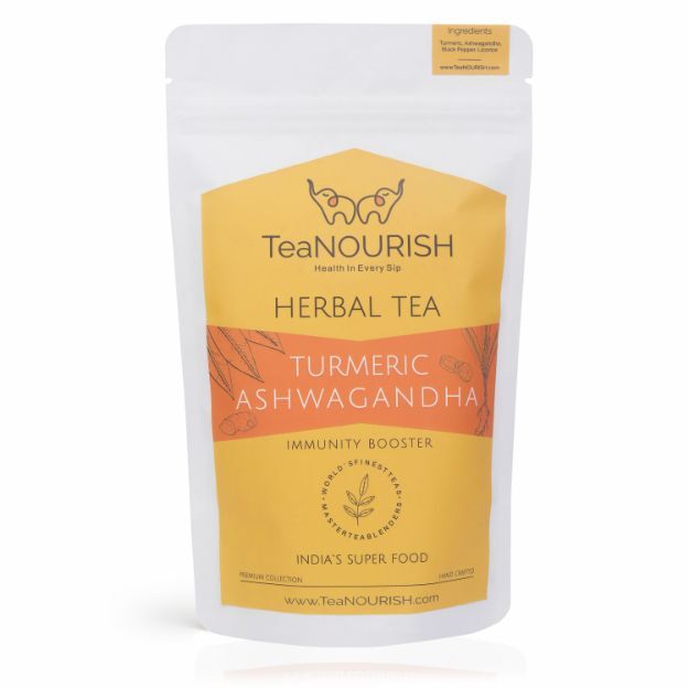 TeaNOURISH Turmeric Ashwagandha Herbal Tea 100gm