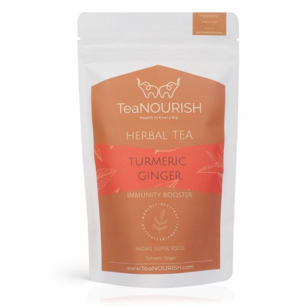 TeaNOURISH Turmeric Ginger Herbal Tea 100gm