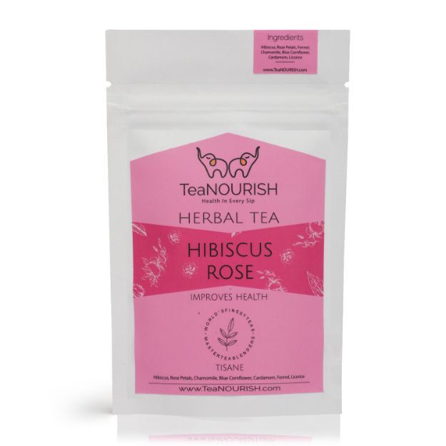 TeaNOURISH Hibiscus Rose Herbal Tea 100gm