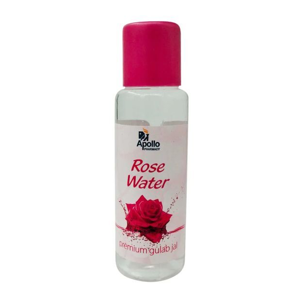 Apollo Pharmacy Rose Water With Mist Pump 100ml