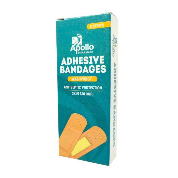 Apollo Pharmacy Adhesive Bandages 8'S