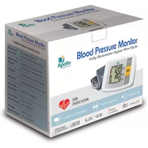 Apollo Pharmacy Blood Pressure Monitor U80B