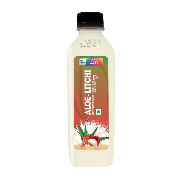 Apollo Pharmacy Litchi Aloe Fruit Juice 300ml