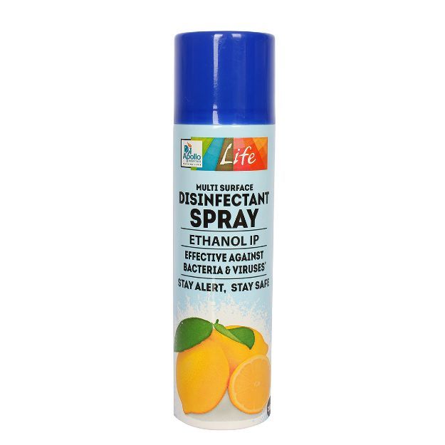 Apollo Pharmacy Life Multisurface Disinfectant Spray 215ml