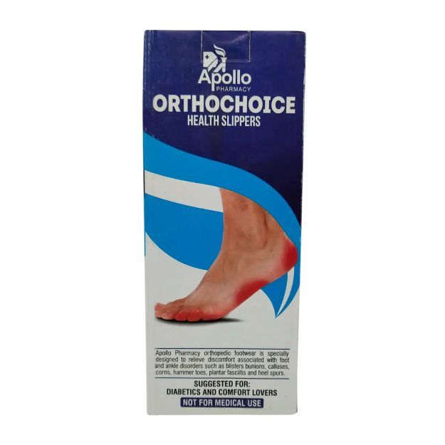 Apollo Pharmacy Orthochoice Men Slippers Size-6