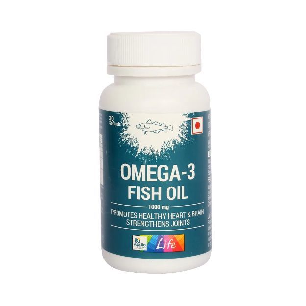 Apollo Pharmacy Omega-3 Fish Oil 1000Mg (30)
