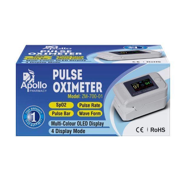 Apollo Pharmacy Pulse Oximeter Zm-700-01
