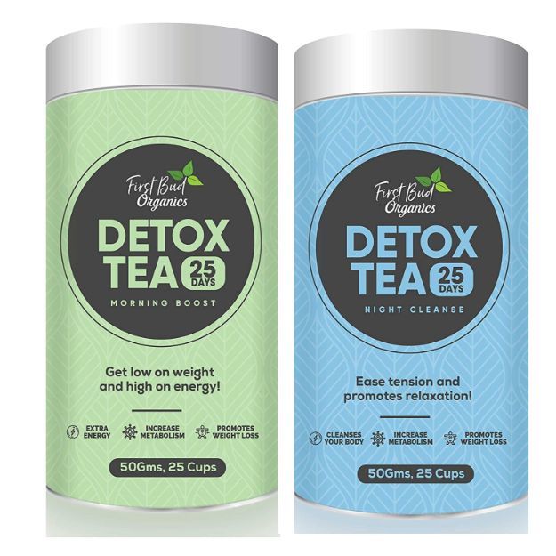 First bud organics Detox tea combo Day and Night 100gm