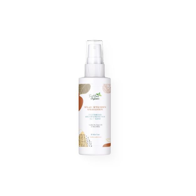 First Bud Organics SPF 40+ Sunscreen Spray Lotion, UVA/UVB Protection 120 ml