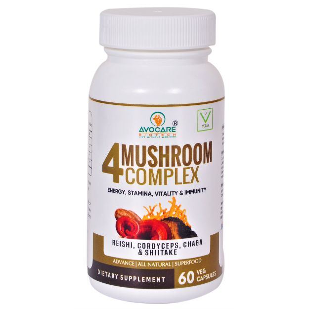 Avocare Biotech 4 Mushroom Complex Capsules (60)