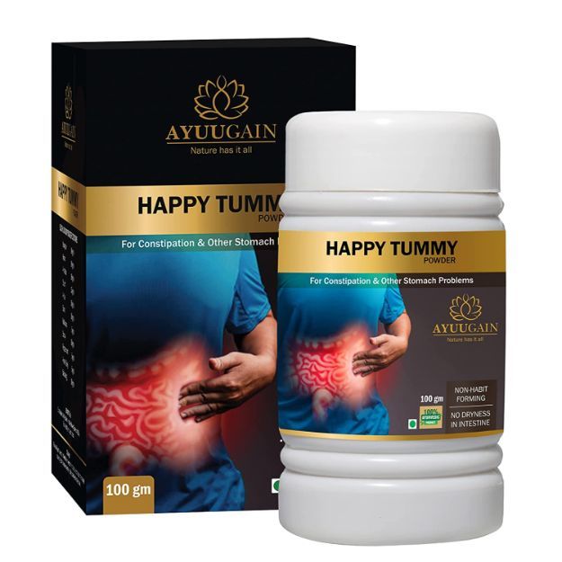 Ayuugain Happy Tummy Powder for Constipation Relief 100mg