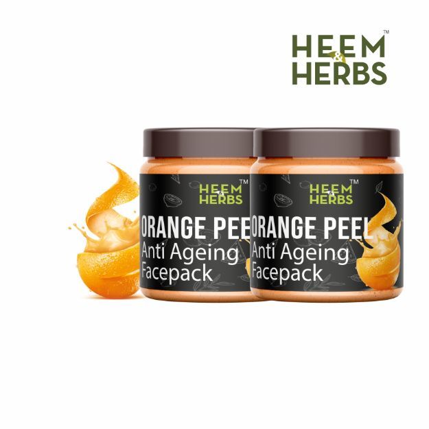 Heem & Herbs Orangepeel Anti Ageing Facepack Pack Of 2