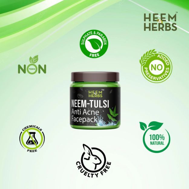 Heem And Herbs Neem Tulsi Anti Acne Facepack Pack Of 1 Uses Price Dosage Side Effects 