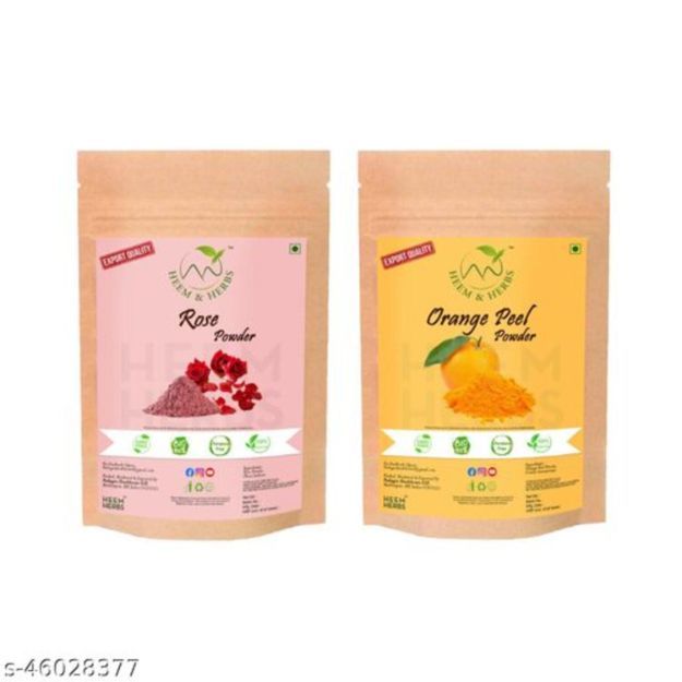 Heem & Herbs Rose Orangepeel Powder Pack Of 2