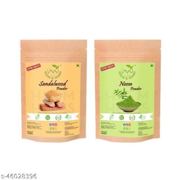 Heem & Herbs Sandalwood Neem Powder Pack Of 2
