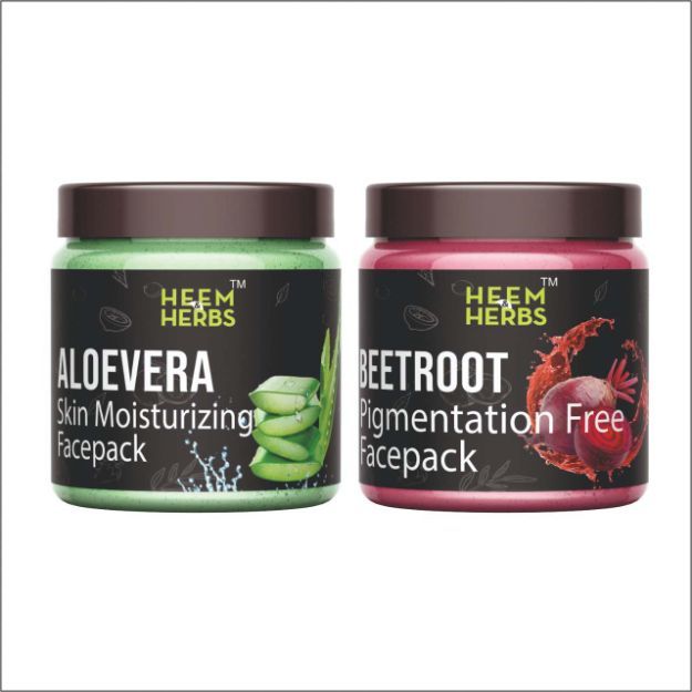 Heem & Herbs Aloevera Beetroot Facepack Pack Of 2