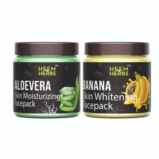 Heem & Herbs Aloevera Banana Facepack Pack Of 2