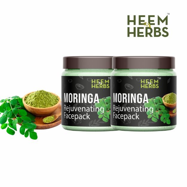 Heem & Herbs Moringa Rejuvenating Facepack Pack Of 2