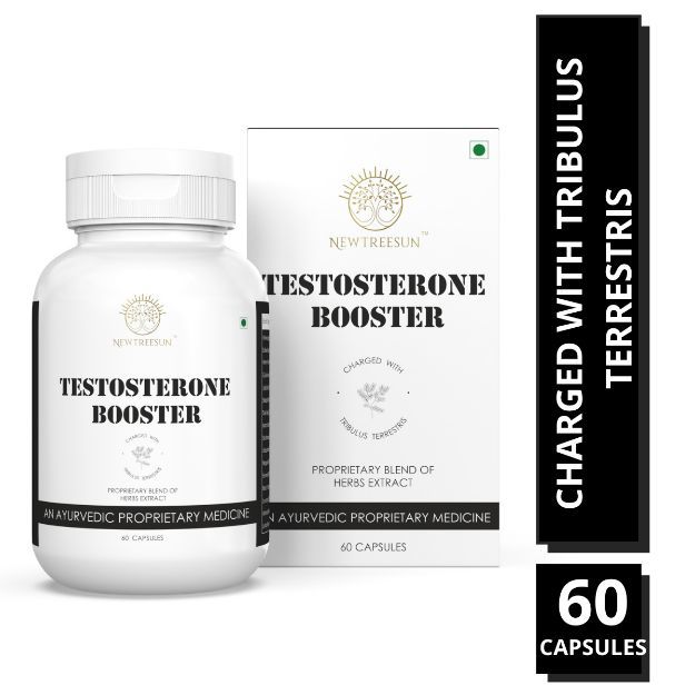 Newtreesun's Testosterone Booster capsules for Men Stamina 500 mg Capsules (60)