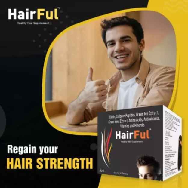 HairFul Healthy Hair Supplement Tablet (30): Uses, Price, Dosage, Side  Effects, Substitute, Buy Online