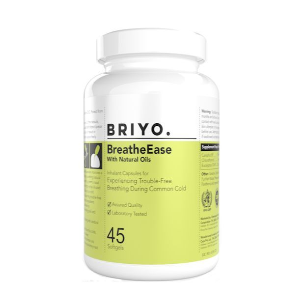 Briyo BreatheEase Decongestant Capsules (45)