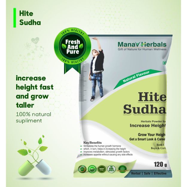 Manav Herbals Hite sudha powder+tablet Combo 120gm